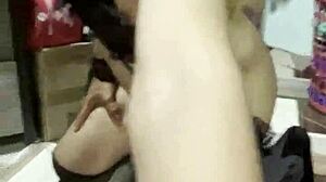 Transvestite Tests Toys In Crossdressing Session