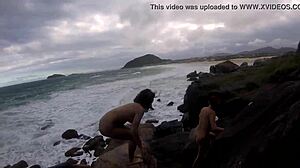 Joy Cardozo's Naughty Beach Adventure!