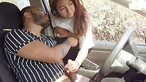 Girl reacts to penis on street