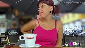 nora martin getting naked and deepthroating on seville streets