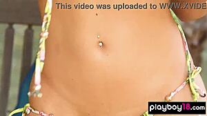 Blondie Jillisa Lynn Outdoor Striptease