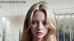 Cewek Kecil Blonde 18+ Naik Kamu Keras di Hentai POV Animasi