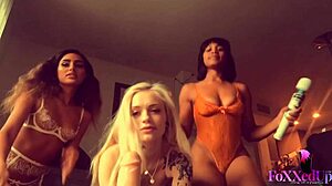 Nympho Lesbian Babes Jenna Foxx, Alex Grey, Naomi Woods in Wild Threesome