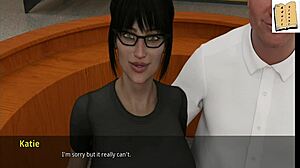 Katie in WVM 80 Teases with Big Tits in Hentai Style