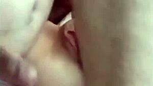 fucking my friend's wife deep and cumming inside bareback