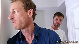 College teens smoke and have sex with step-daughter