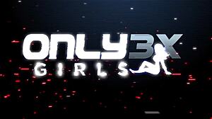 Only3x girls presents seductress nelly kent oiled up, kissing and masturbating with toys on her asshole.