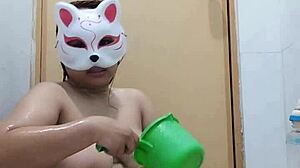 I record myself bathing in the shower