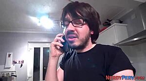 Real newbie rides nerds dick