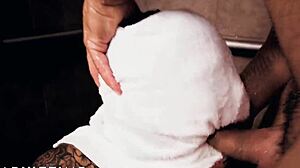 No undies bondage! Gina valentina licks rough in bubblegum dungeon