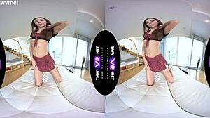 tmwvrnet com -stefany - fully-clothed babe orgasms on sofa