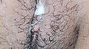 Fat ebony bbw enjoys morning sex with tattooed partner