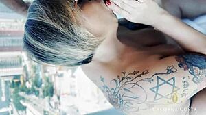 Hot Rio Window Tease Turns Wild.