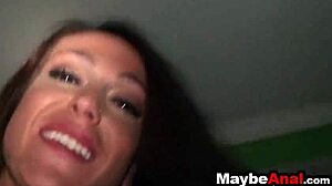 Amazing butt gets fucked in public pov