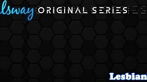 real lesbo babes engage in pussylicking under the table