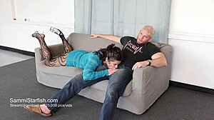 Trailer trash gets throatpie and face fucking?