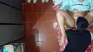 Older Stepson Feels Intense Passion with Stepmother Under Ceiling Camera