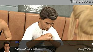 the spell book pt 7 - public footjob under the table at restaurant