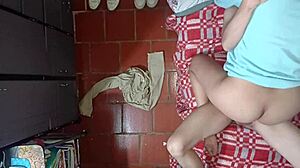 Older Stepson Feels Intense Passion with Stepmother Under Ceiling Camera