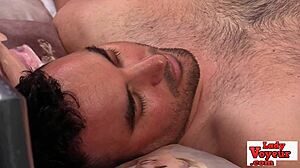 Stunning Voyeur Babe Masturbates for Loser in CFNM Scene