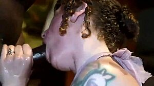 Fine Pawg Sucking Big Black Cock In Interracial Blowjob Session