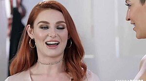 An exclusive interview with natural small tit redhead lacy lennon backstage