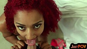 Pov pierced and inked redhead sucks and rides while talking dirty to you.