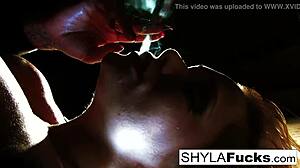 Shyla Smoking Fetish with Pussy and Big Tits