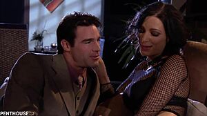 brunette hottie juelz ventura in knee boots gets intense action