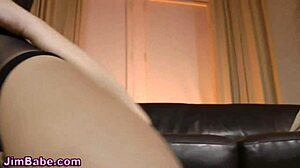 European Amateur Teen Joins Older Partners In Group Activity