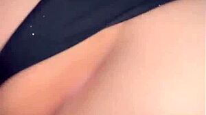 Big booty bbw takes facial