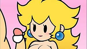 wanna see paper peach's handjob animation?