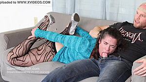 Trailer trash gets throatpie and face fucking?