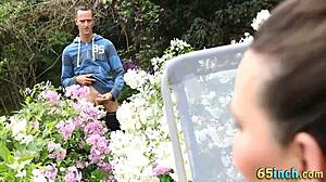 face sitting big beauty gets pussy eaten outdoors