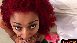 Pov pierced and inked redhead sucks and rides while talking dirty to you.