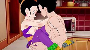 dragon ball z ex 3 - chichi stuck in kitchen, wanna see full 1hr fantasy on sheer or ptrn?