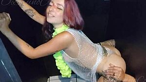 Argentinian friend flashing in swingers setting