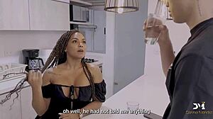 Cazzo sì! Scopo la mamma sexy tettona ebony del mio amico, Danner Mendez e Carla Morelli, con quel culo grosso!