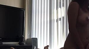 Young Asian Rides Dick With Vibrator On Webcam For More Videos