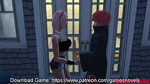 intriguing naruto hentai sasori and sakura fuck outdoors
