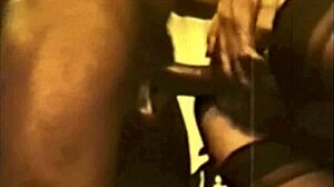 Vintage interracial taboo with hairy antique elements