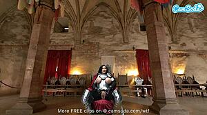 Ashlyn Peaks Cosplay Masturbates With Wand