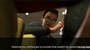 the spell book pt 7 - public footjob under the table at restaurant