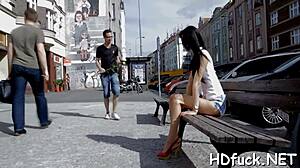 Sweet Russian teen opens legs for licking and fingering, then blowjob 😍