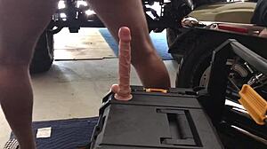 Gay Solo Dildo Fuck!