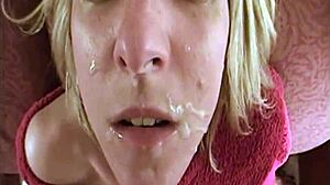 Submissive Wife Swallows Ten Cum Loads From Sir