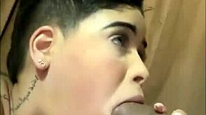 Wet Blowjob by 18-Year-Old Brazilian Hottie Fadynha's Big Ass