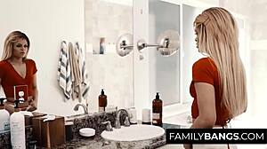 Sensual Stepsis Caught In Passionate Lesbian Act