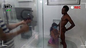 backstage with big black cock and milf ass