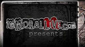 Stevie Shae Rides Sybian Machine With Natural Tits Licking